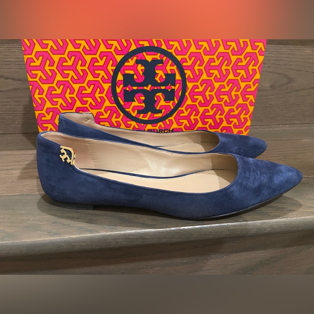 Tory Burch Elizabeth suede flats